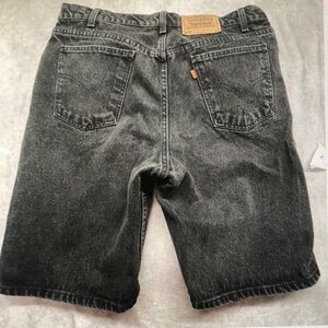 Men's Gray Denim Shorts